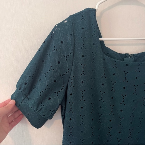Fig Green Eyelet Dress Womens XL - Picture 2 of 11